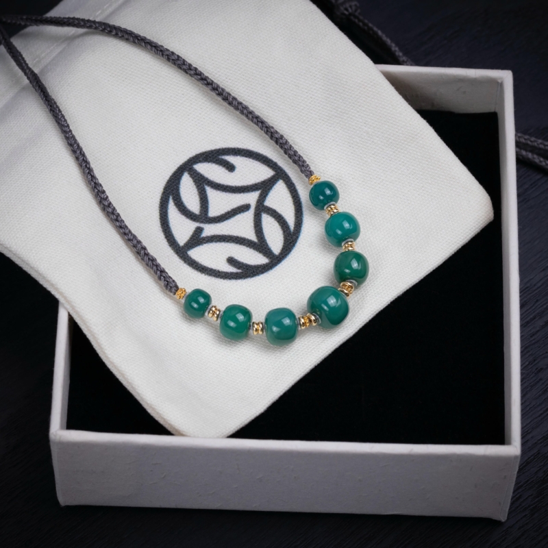Natural Green Turquoise Necklace
