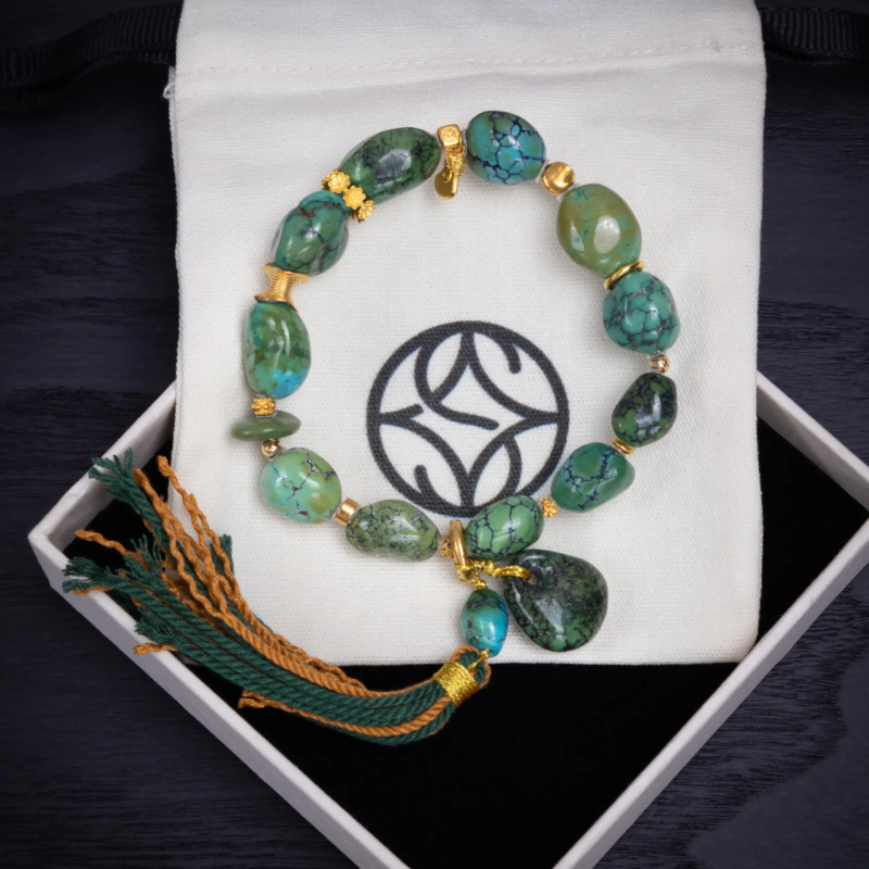 Natural Freeform Turquoise Bracelet