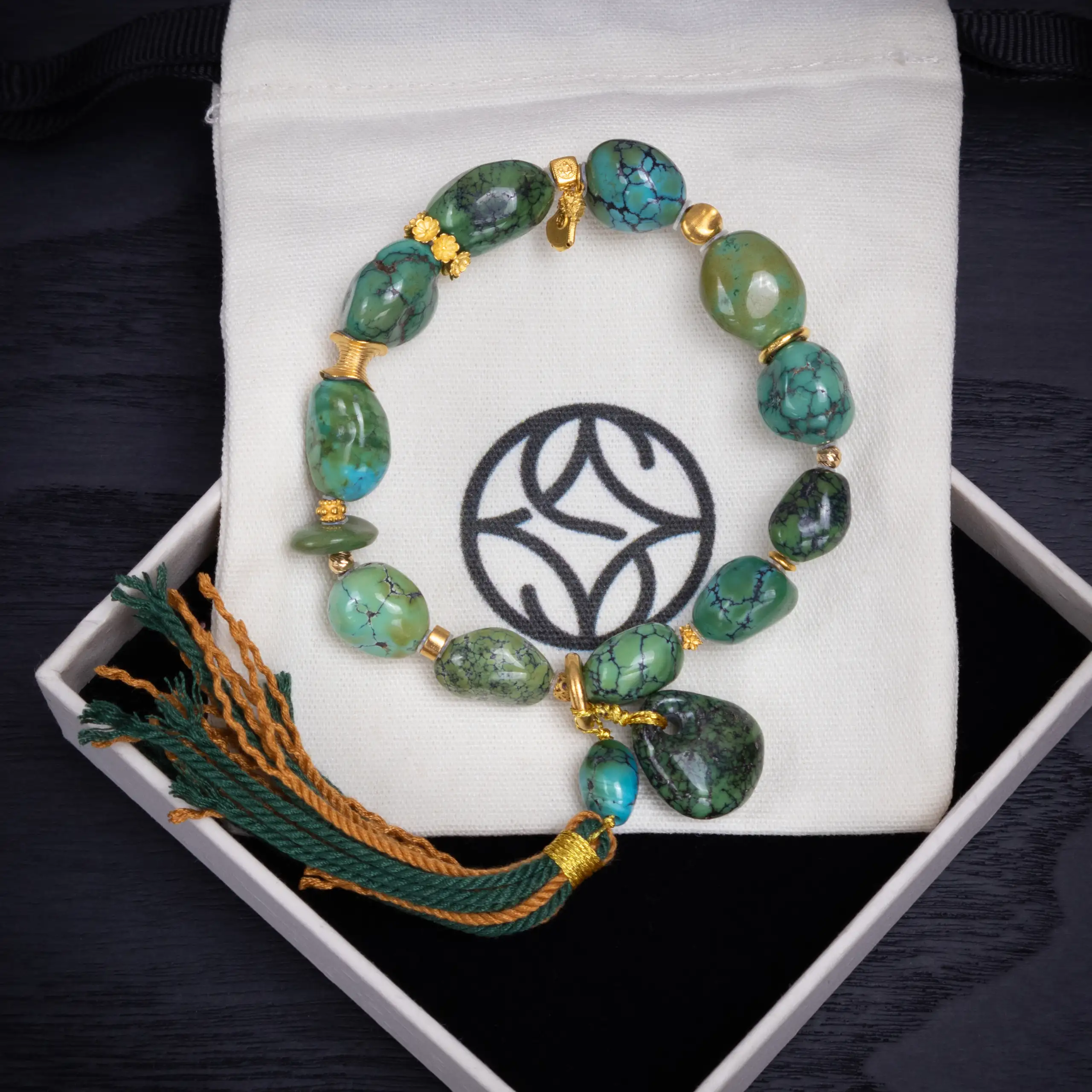 Natural Freeform Turquoise Bracelet